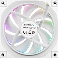 DeepCool FL12 White ARGB 120mm PWM Fans 3-Pack - 2150 RPM DeepCool FL12 White ARGB 120mm PWM Fans 3-Pack - 2150 RPM